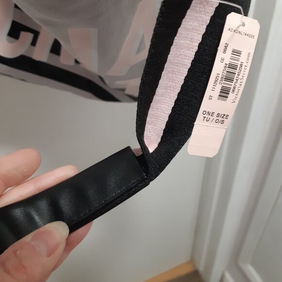 Victoria's Secret Large Gray zip up bag - Picture 2 of 14